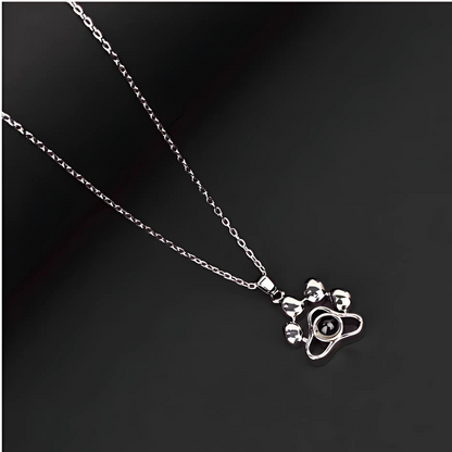 Collar personalizado con foto proyectada de tu mascota